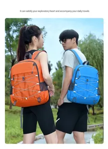 Lightweight foldable travel backpack for outdoor sports, portable casual daypack daily.