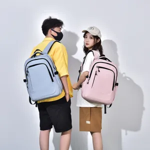 Casual checkered laptop backpack detail, stylish commuter daily school bag for men and women.
