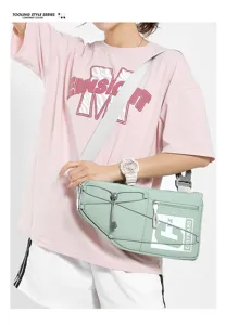Borsa a tracolla sportiva casual per outdoor uomo e donna, comodo marsupio leggero.
