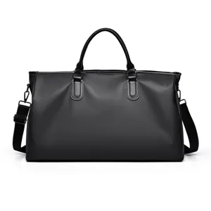 Black travel duffel bag large capacity gym bag waterproof sports shoulder bag for outdoor