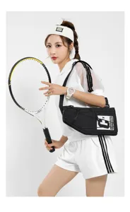 Borsa a tracolla sportiva alla moda leggera borsa da petto casual per uomo e donna attività.