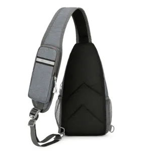 Men casual chest sling bag multi-functional sports lightweight crossbody shoulder bag