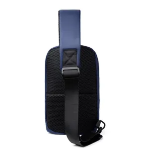 Men business casual sling bag waterproof chest pack outdoor single shoulder cross body bag