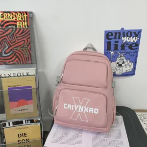 Koreaanse Stijl Casual Nylon Rugzak Student Schooltas Grote Capaciteit Reizen Boektas Voor Vrouwen En Mannen