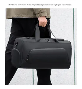 Mens dry wet separation gym bag large capacity travel duffel bag minimalist business tote