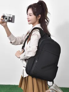Mochila para portatil de negocios minimalista para hombre y mujer, bolso de viaje grande.