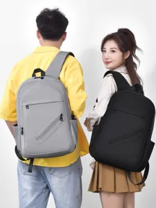 Mochila para portátil de negocios minimalista para hombres y mujeres, gran capacidad.