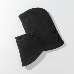 Invierno polar pasamontañas cortavientos ciclismo capucha mascarilla cara negra.