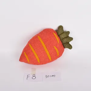Kreatives Karotten Plueschkissen Osterei Tischdeko weiches Spielzeug orange 30cm