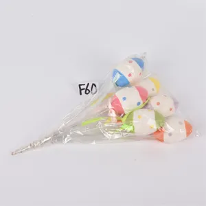 Rami di uova di Pasqua artificiali decorazione pois colorati sacchetto PVC primavera
