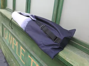 Portable freediving fin bag waterproof long diving equipment shoulder backpack storage case.