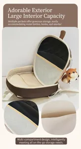 Tasche e scomparti interni dettagliati di uno zaino scoiattolo