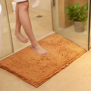 Absorberende antislip badmat zacht pluche shaggy vloerkleed voor doucheruimte en thuisgebruik