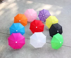 Colorful mini umbrellas toy details, cute photography props and creative room decoration display.