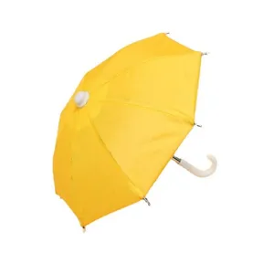 Kids mini yellow umbrella toy photography prop cute small umbrella decoration for baby kids