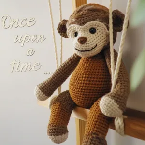 Wooden Once Upon A Time English Slogan Wall Decor Laser Cut Wood Sign Modern Minimalist Hanging Ornament For Bedroom Living Room