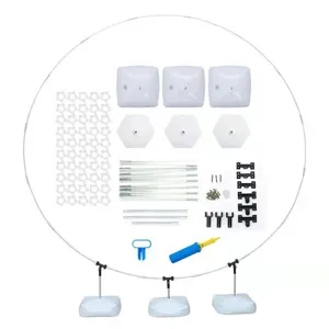 Ballonbogen Ständer Runder Ballon Ring Halter Set Für Geburtstag Party Hochzeit Weihnachten Feiertag Event Dekor Requisiten