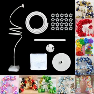 Flexible Balloon Arch Kit Column Stand For Wedding Birthday Party Background Decoration Plastic Balloon Holder