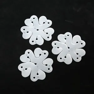 Plastic plum blossom balloon clips 6-in-1 arch connectors for party wedding decoration