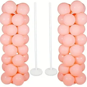 Plastic Balloon Column Stand Kit Balloon Tower Holder For Wedding Birthday Party Graduation Event Decor
