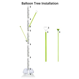Balloon tree stand installation kit for birthday wedding party balloon column decoration.
