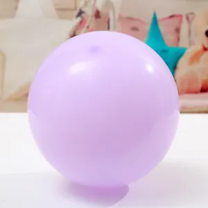 10 inch macaron light purple latex balloons thick round party wedding birthday decorations