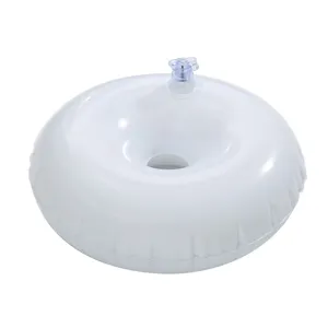 White inflatable water bag base detail view for balloon arch wedding party decoration