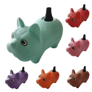 Electric balloon pump, cute dog shaped balloon inflator tool for parties in multi colors.
