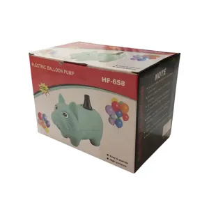 Electric balloon pump, cute dog shape electric inflator tool for balloons, compact size.