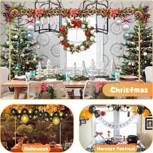 Soporte de arco de escritorio de metal ajustable para decoración de fiestas, soporte de mesa resistente.