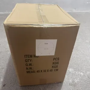 Cardboard packaging box for iron round wedding arch backdrop stand, size 180cm approx.