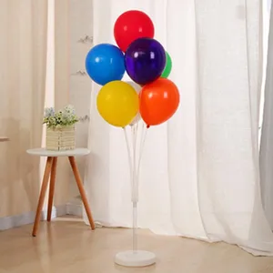 Kit de soporte de globos con globos de colores para decoracion de fiesta de cumpleanos y boda.