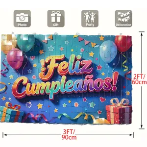 Shimmer sequin wind panel birthday party background wall, 3ft x 2ft celebration decoration.
