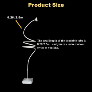 8.2ft flexible balloon arch kit bendable tube stand for wedding birthday party decor