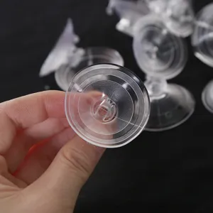 Transparent Plastic Suction Cups Large Size Utility Pads For Wedding Car Decoration And Home Hanging