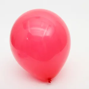Ballon en latex rouge nacré épaissi pour fête d'anniversaire mariage décoration.
