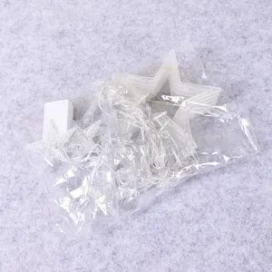 LED star string lights decorative fairy lights for bedroom room window curtain decoration