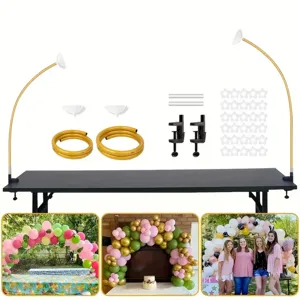 Flexible Balloon Arch Stand Kit Desktop Balloon Holder Frame For Wedding Party Celebration Decoration