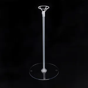 Transparent plastic balloon column stand holder for party wedding birthday decoration.