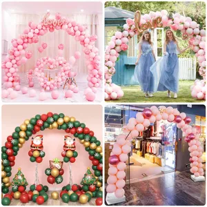 Balloon arch kit with fiberglass rods and water base for birthday party wedding decor.