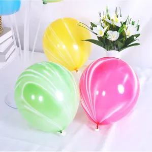 10 inch agate balloons thick cloud latex balloons for birthday party wedding decoration supplies