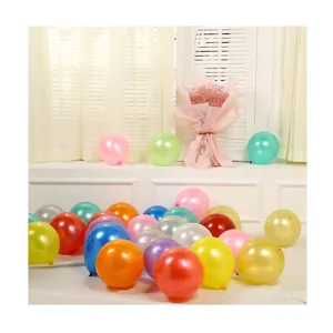10 inch pearl latex balloons colorful round balloons for wedding party decoration 100pcs