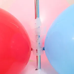 Clips de anillo de arco de globo de plastico para decoracion de fiesta y accesorios.