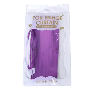 Matte foil fringe curtain 1x2m for birthday party wedding background decoration supplies