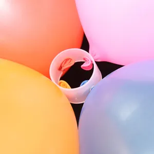 Hebillas de Anillo de Arco de Globo de Plástico Clips Conectores de Globo Transparentes para Suministros de Decoración de Fiesta de Cumpleaños de Boda