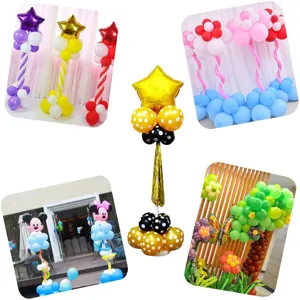 Balloon arch stand kit with water base, perfect for birthday party and wedding decoration.