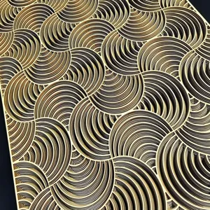 3D layered wooden wall art carved geometric wave hanging decor for living room hallway home.