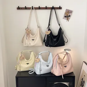 Große Kapazität Frauen Umhängetasche Lässige Pendler Tote Multifunktional PU Leder Rucksack Handtasche