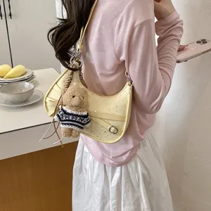 Retro fashion women shoulder bag autumn winter new commuting hobo bag exquisite texture daily use