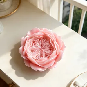 Large Austin Rose Silicone Mold 3D Flower Silicone Soap Mold For Candle Casting Resin Crafting Homemade Soap Making Supplies